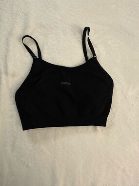 Gymshark Black Seamless Light-Support Crop Top